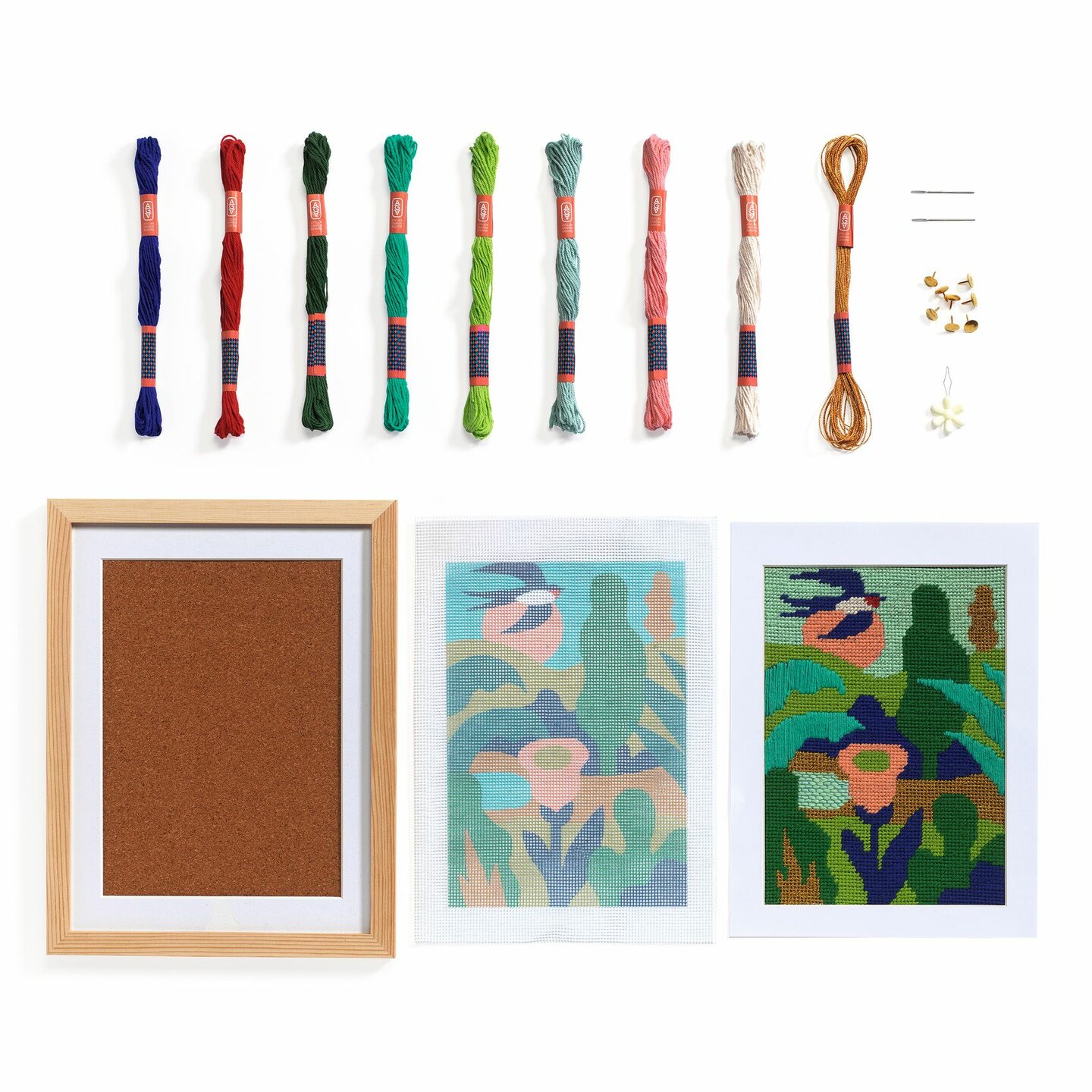 Djeco Knutselset Atelier 65 - Borduren 15+| Speel je Wijs