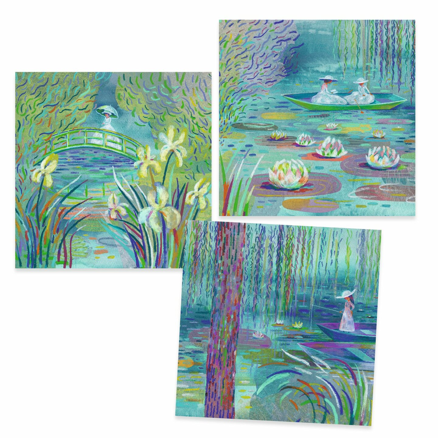 Djeco Inspired By Claude Monet - Op de Waterlelievijver 8+ | Speel je Wijs