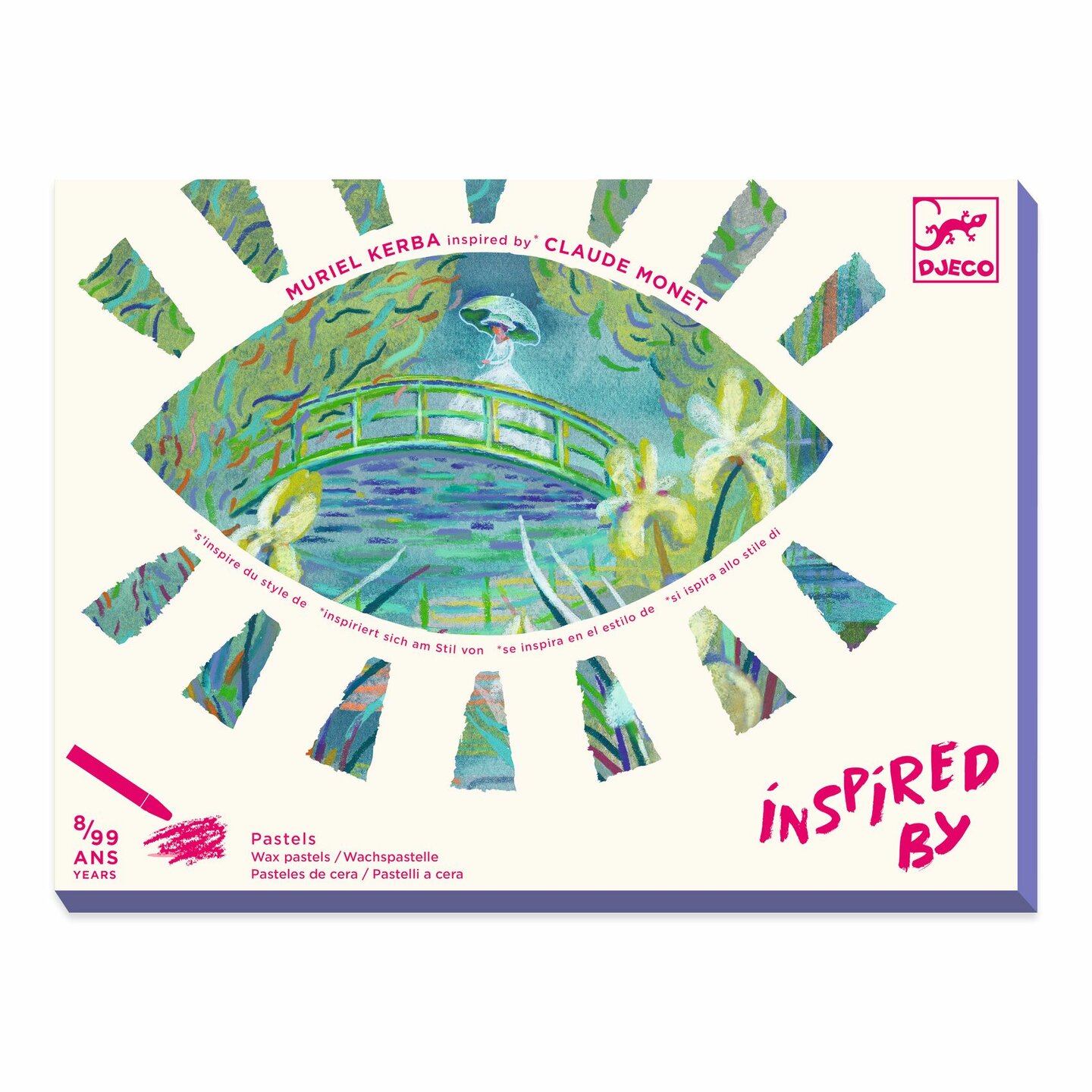 Djeco Inspired By Claude Monet - Op de Waterlelievijver 8+ | Speel je Wijs