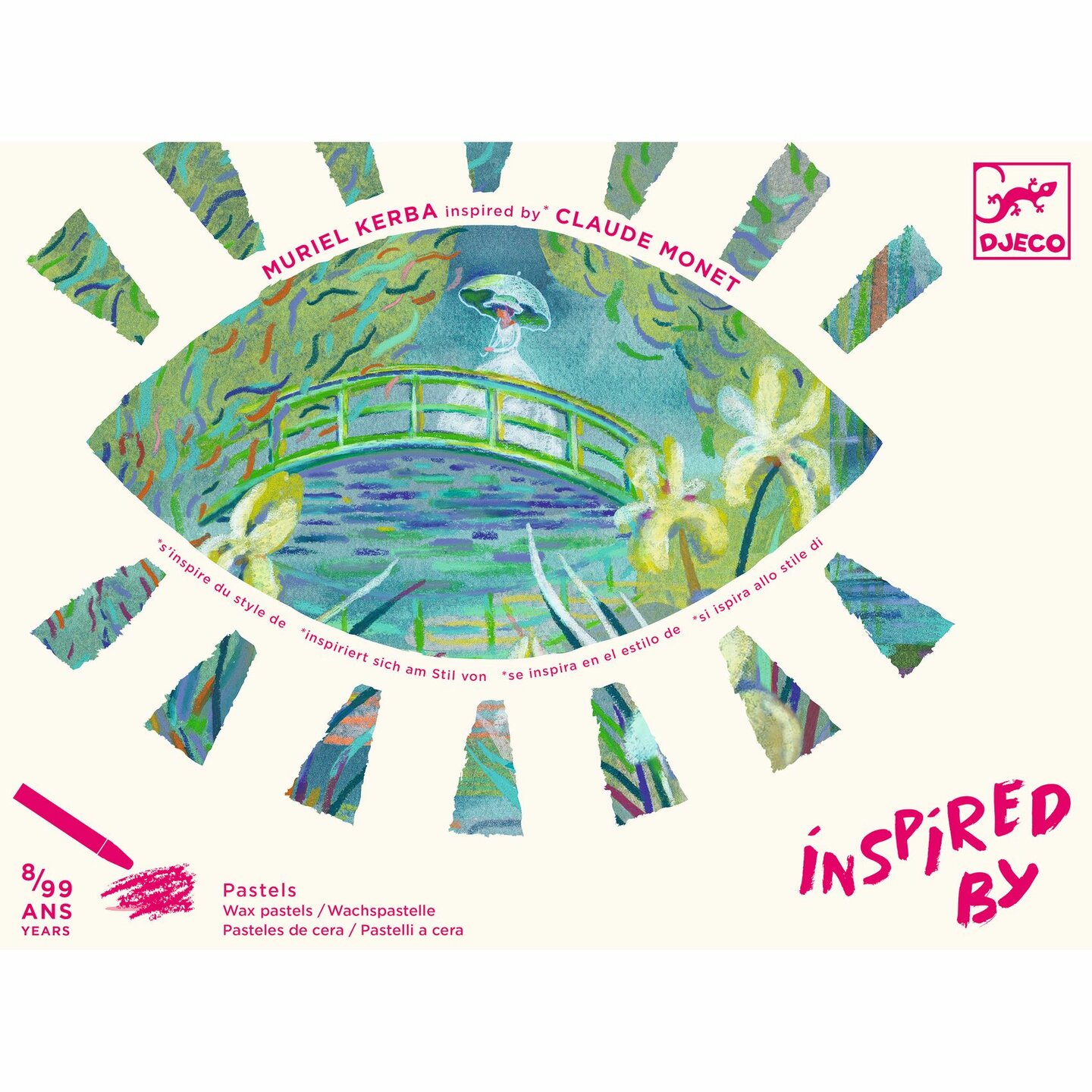 Djeco Inspired By Claude Monet - Op de Waterlelievijver 8+ | Speel je Wijs