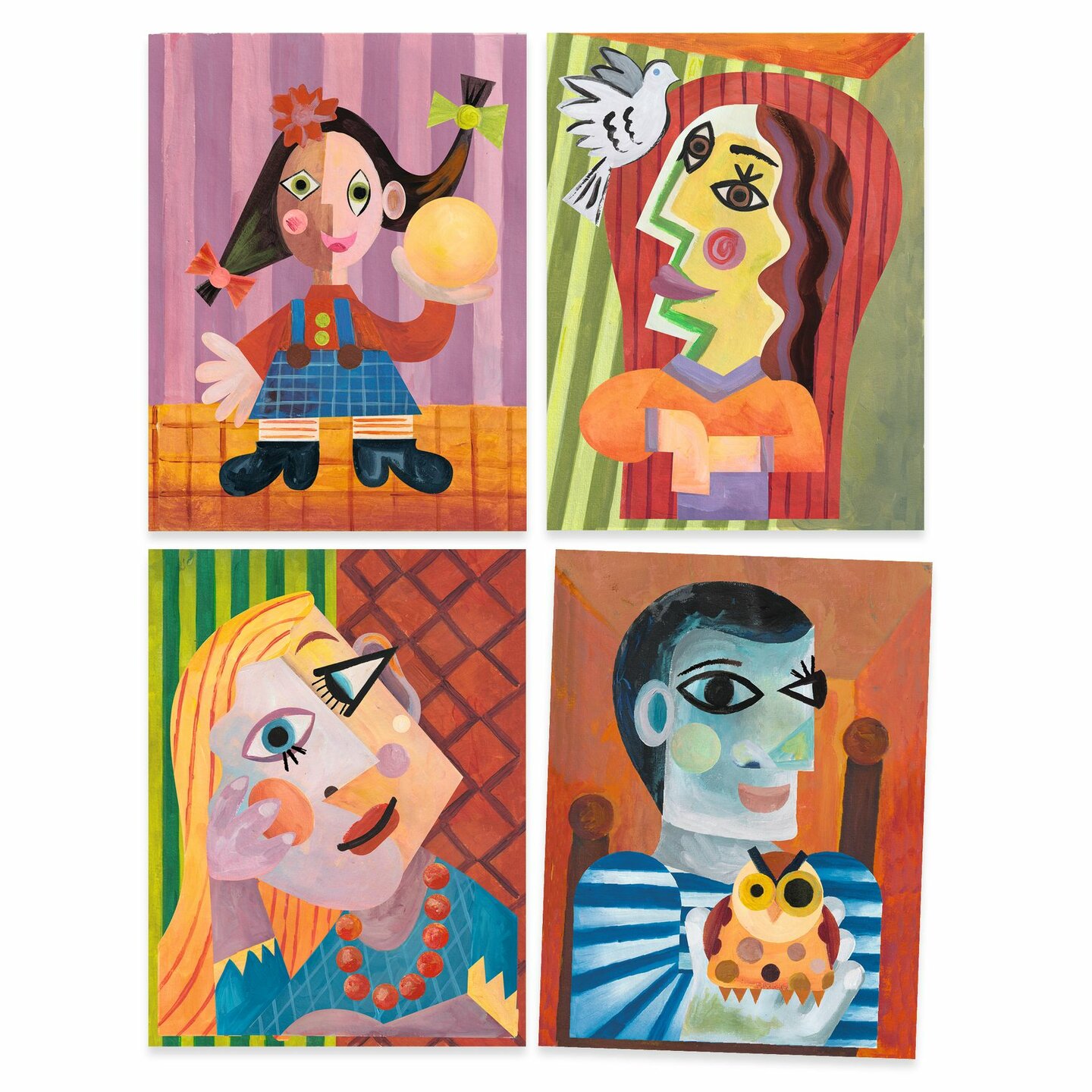 Djeco Inspired By Pablo Picasso - Vierkante Kop 4+ | Speel je Wijs
