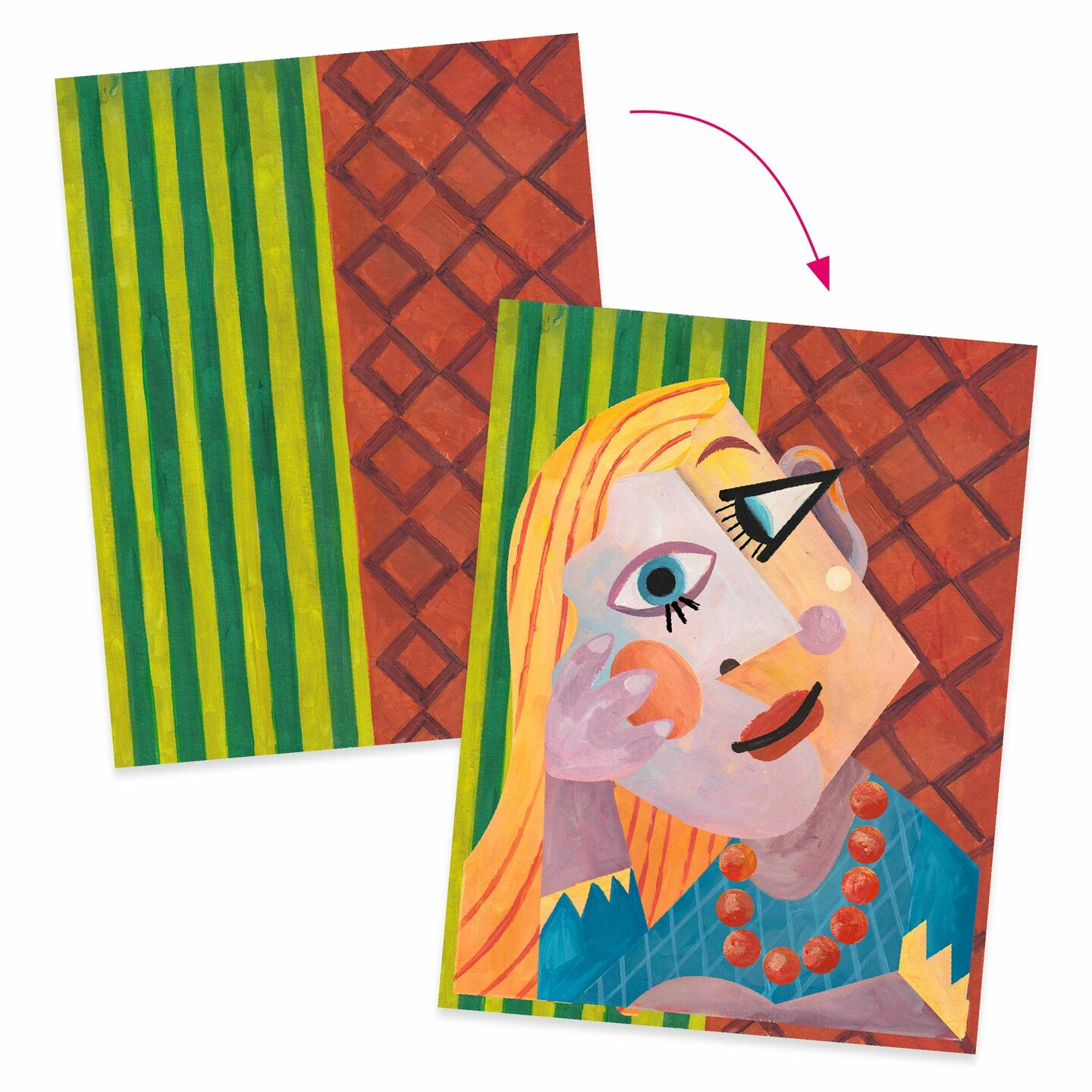 Djeco Inspired By Pablo Picasso - Vierkante Kop 4+ | Speel je Wijs