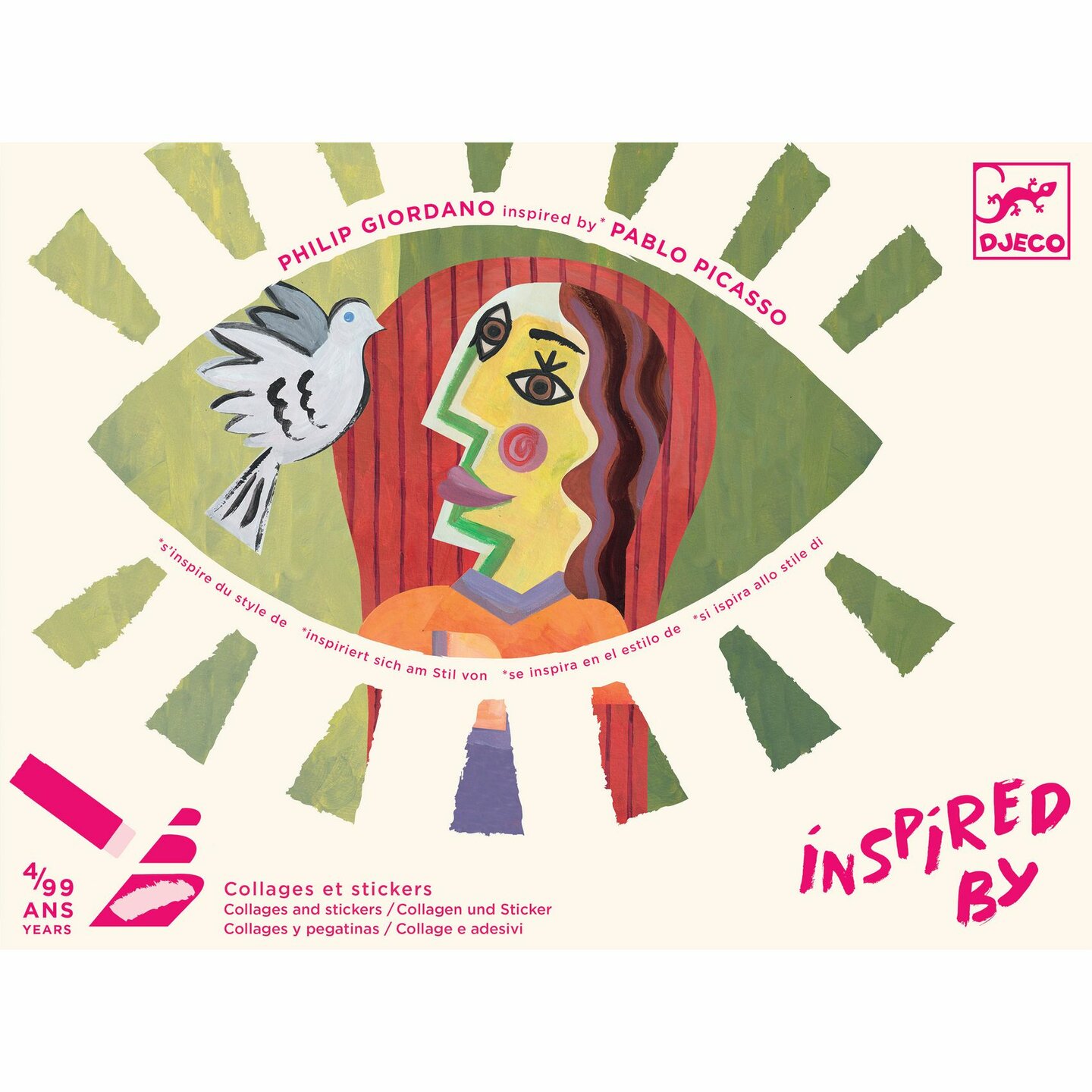 Djeco Inspired By Pablo Picasso - Vierkante Kop 4+ | Speel je Wijs