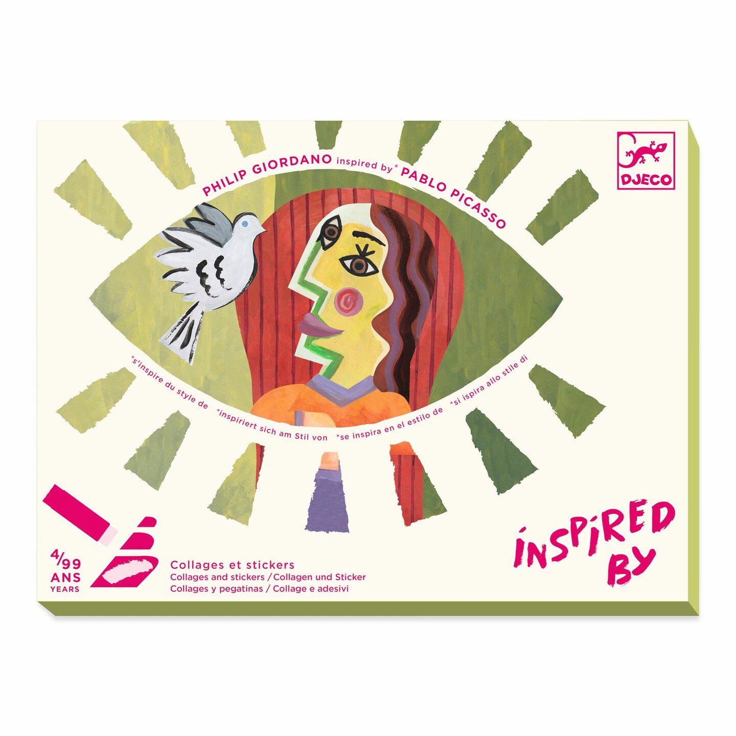 Djeco Inspired By Pablo Picasso - Vierkante Kop 4+ | Speel je Wijs