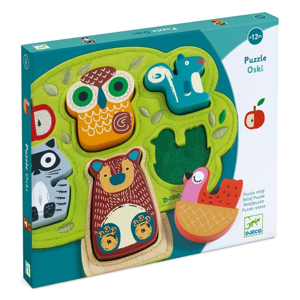 Djeco Reli&euml;f Puzzel Oski | Speel je Wijs