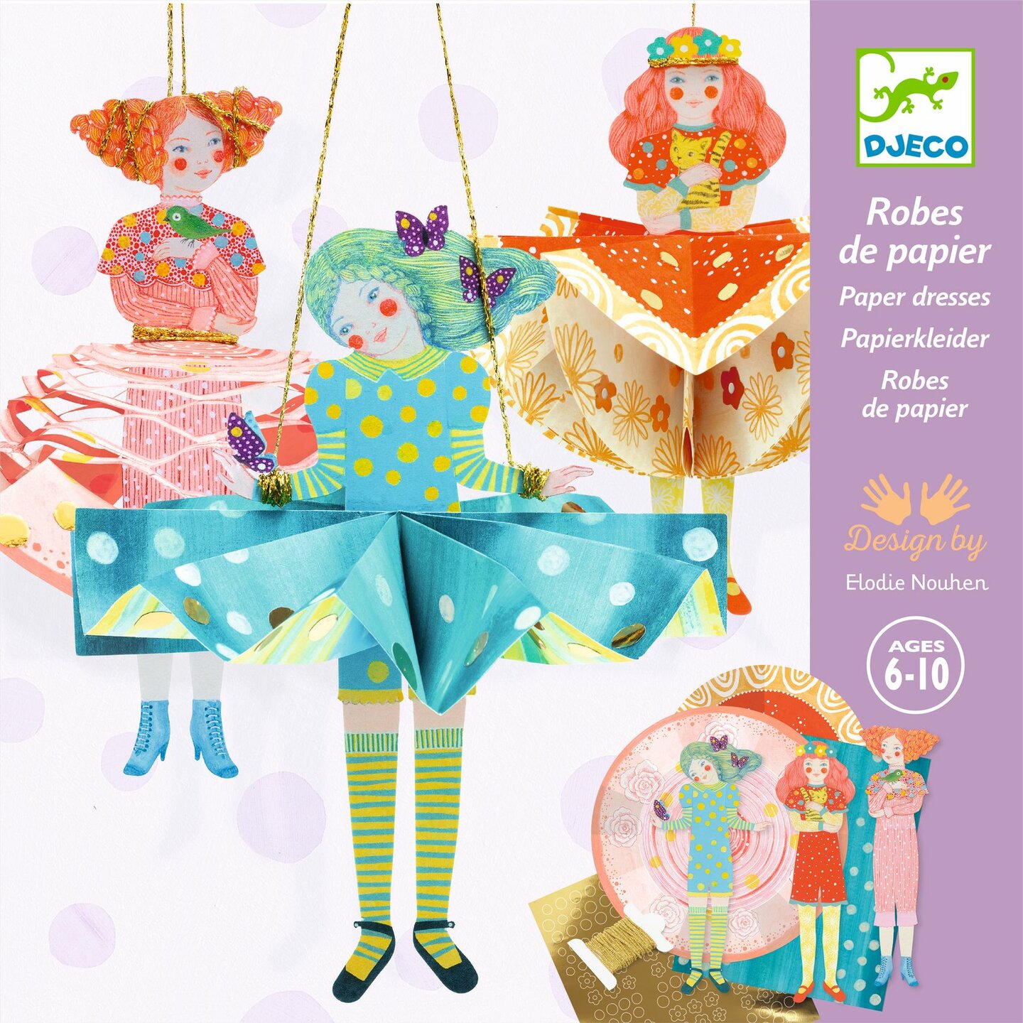 Djeco Paper Creations - Papieren Jurken 6-10 jaar | Speel je Wijs