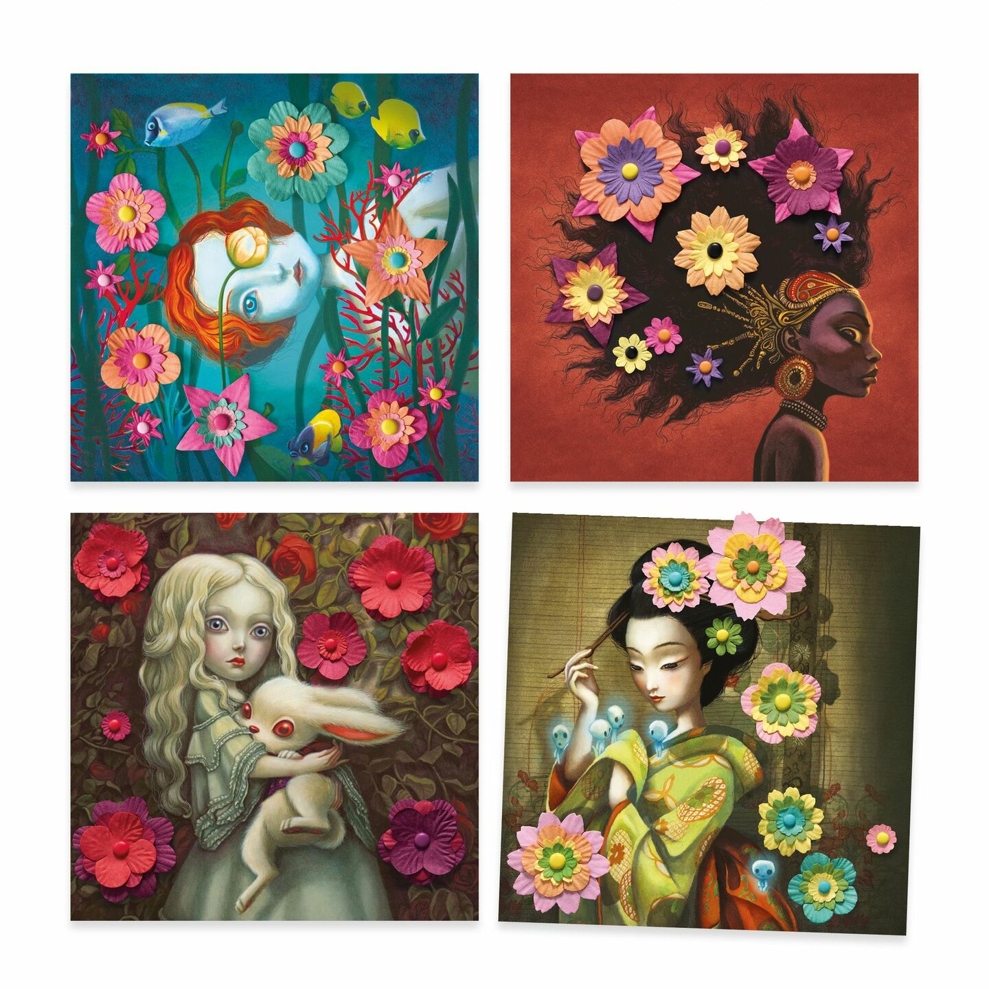 Djeco Paper Creations - Rock 'n Roses 6-10 jaar | Speel je Wijs