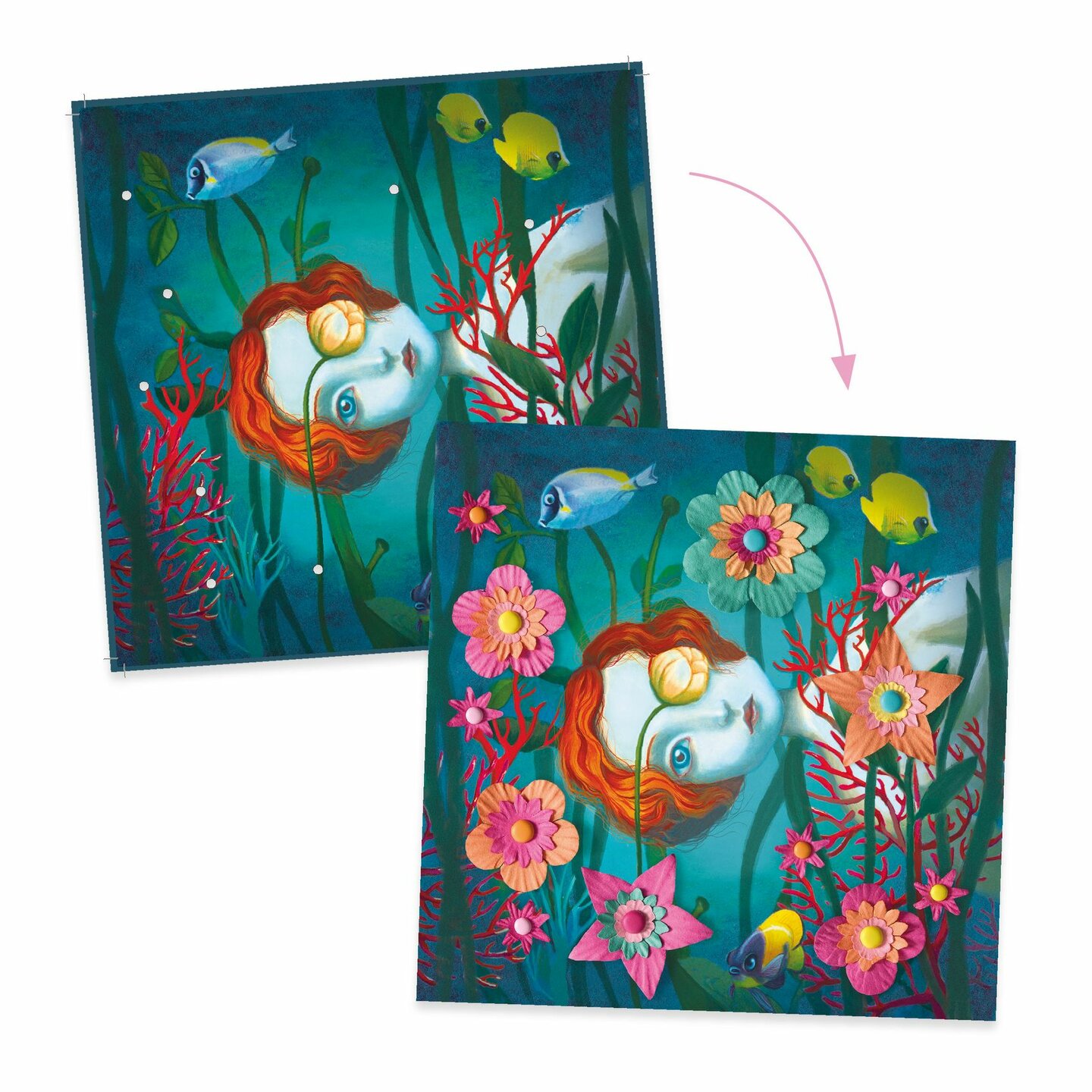 Djeco Paper Creations - Rock 'n Roses 6-10 jaar | Speel je Wijs