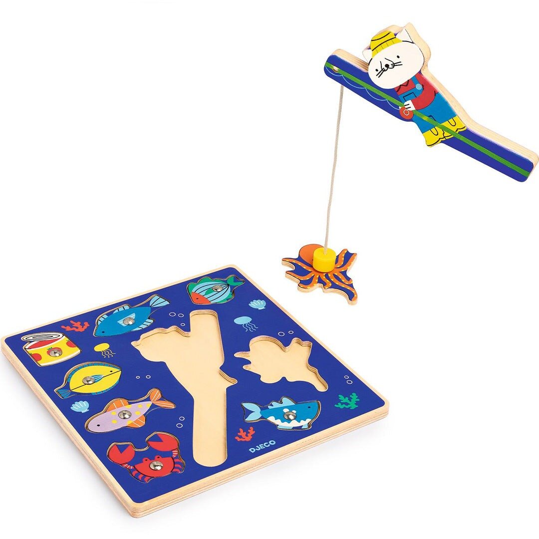 Djeco Magnetische Puzzel Puzz & Fish-9 stukjes | Speel je Wijs