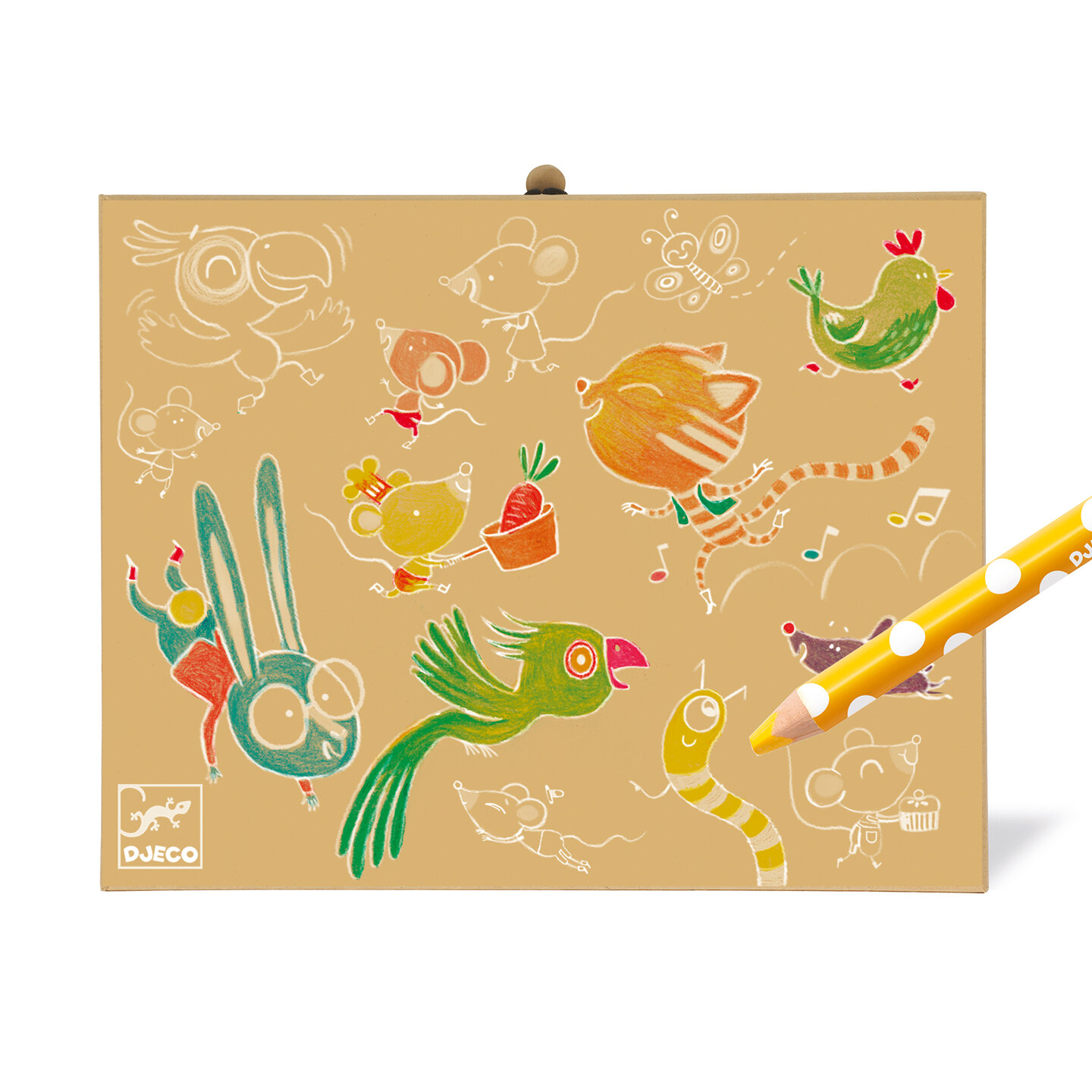 Djeco Kleurdoos voor Kleintjes 3-6 jaar | Speel je Wijs