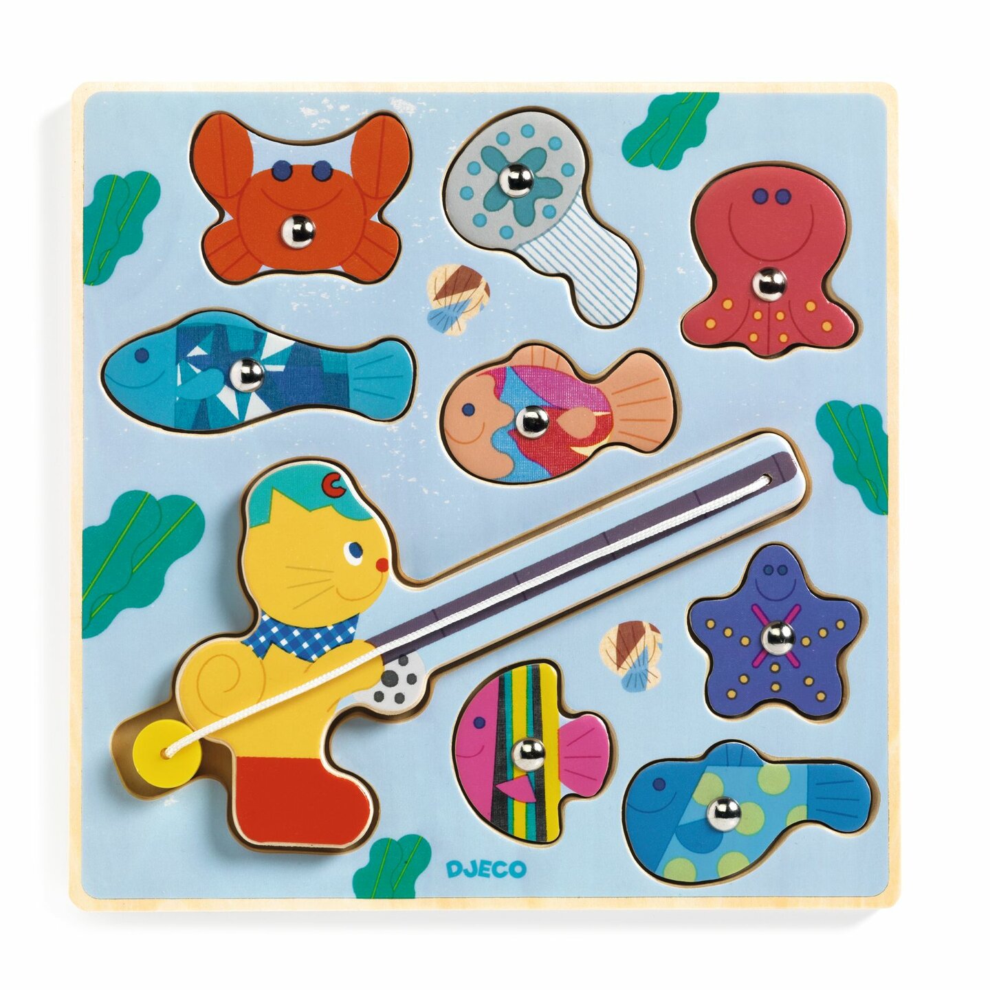 Djeco Houten Puzzel Puzz & Fish Bariolo | Speel je Wijs