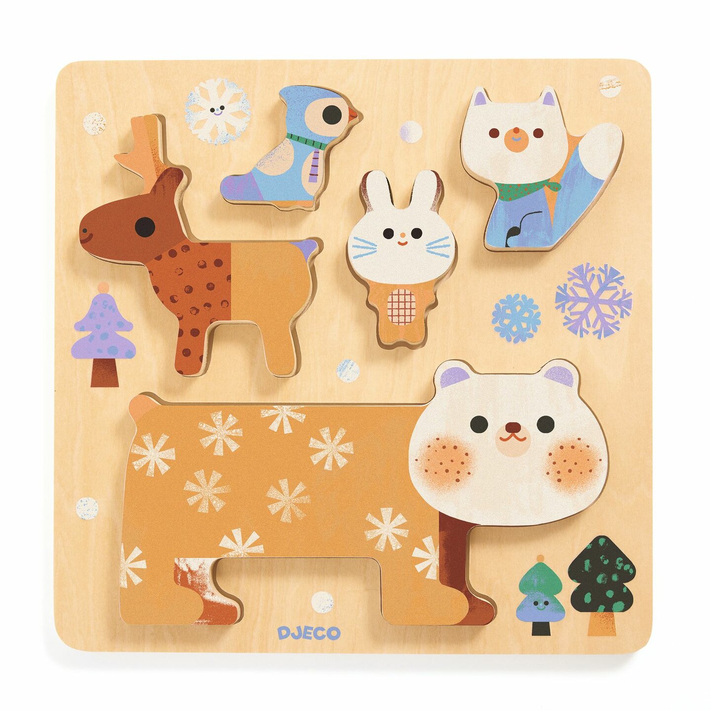 Djeco Houten Puzzel WoodyStack | Speel je Wijs