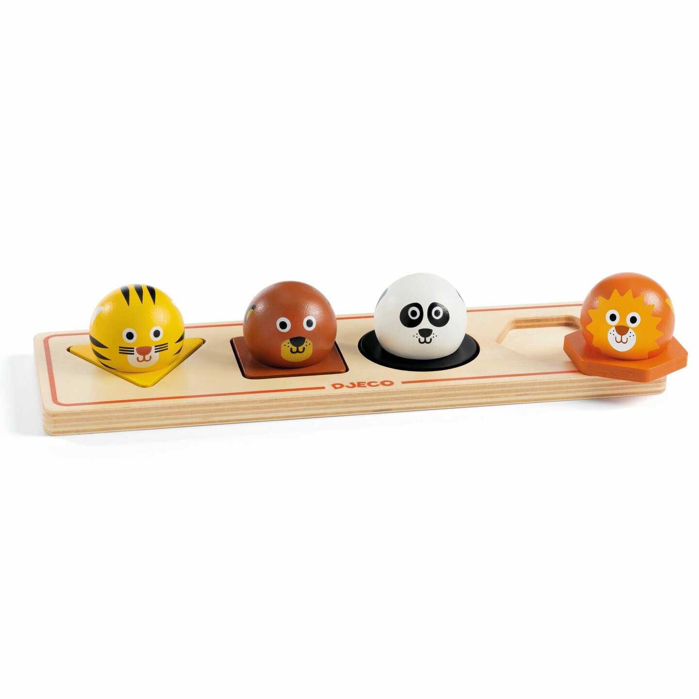 Djeco Houten puzzel Ball'n'Co | Speel je Wijs