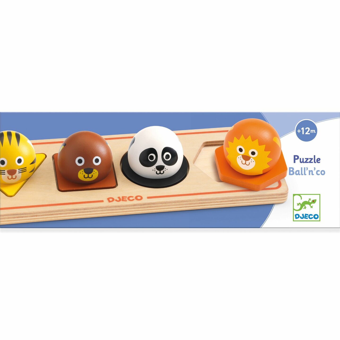 Djeco Houten puzzel Ball'n'Co | Speel je Wijs