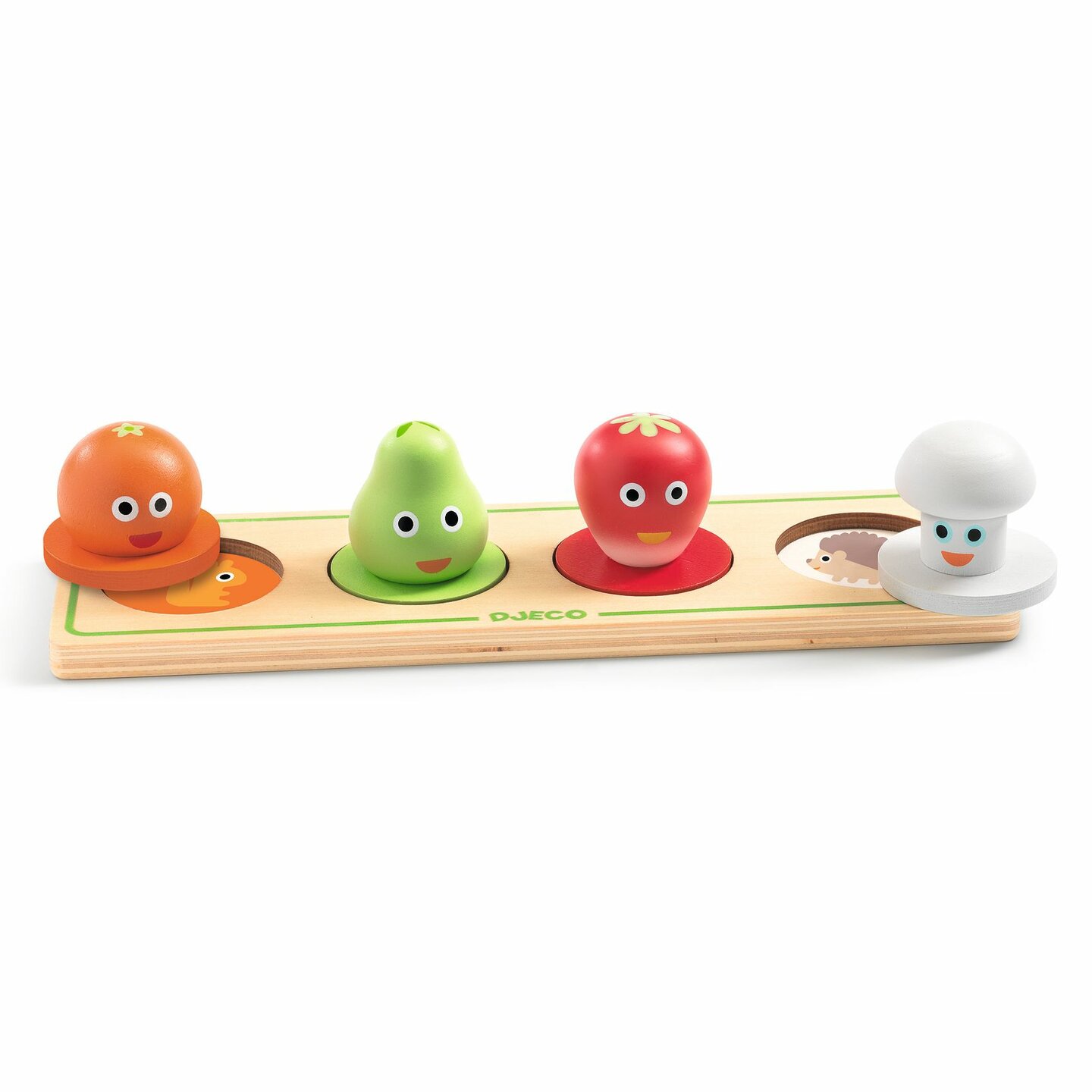 Djeco Houten puzzel Vegi'n'Co| Speel je Wijs
