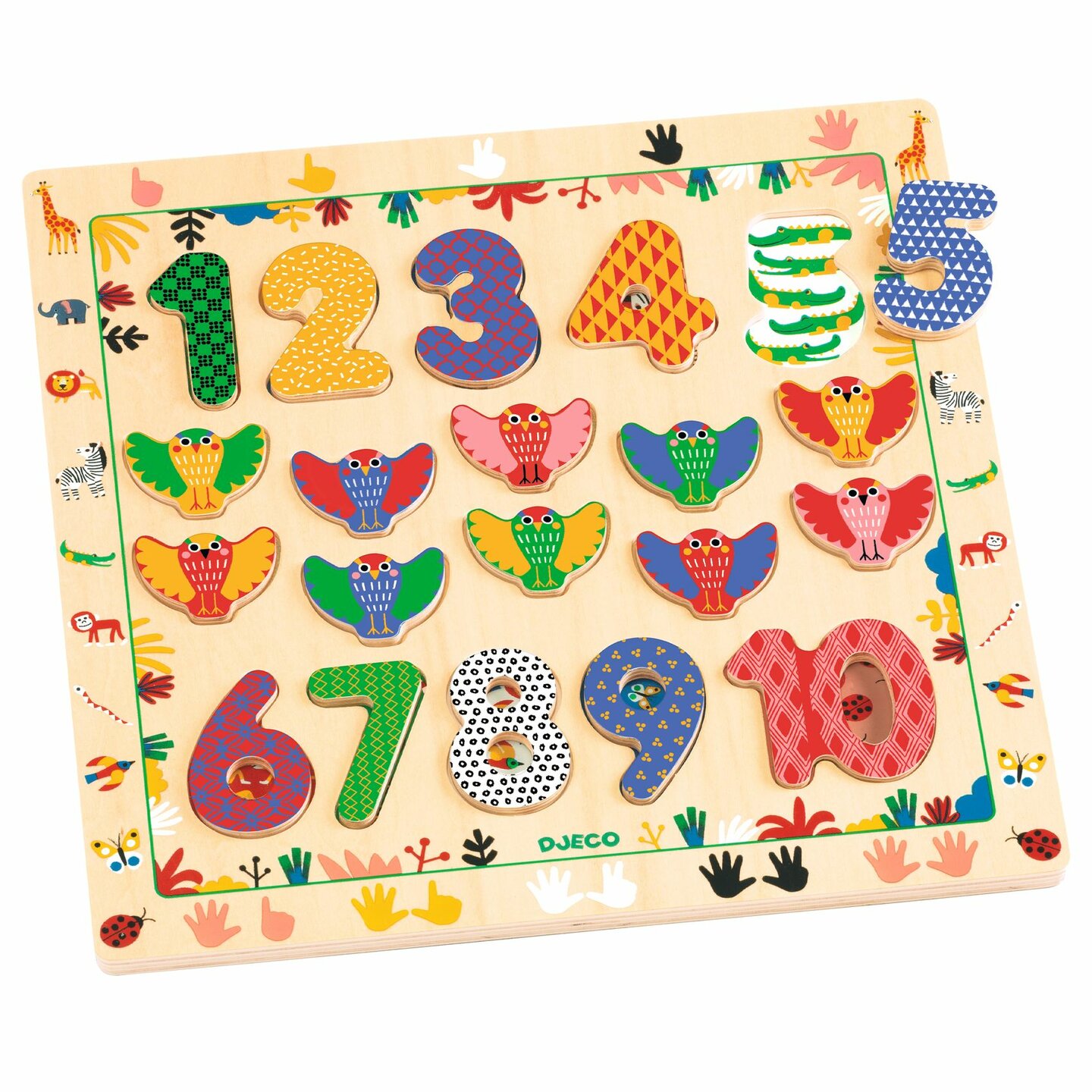 Djeco Puzzel Cijfers 1-10 | Speel je Wijs