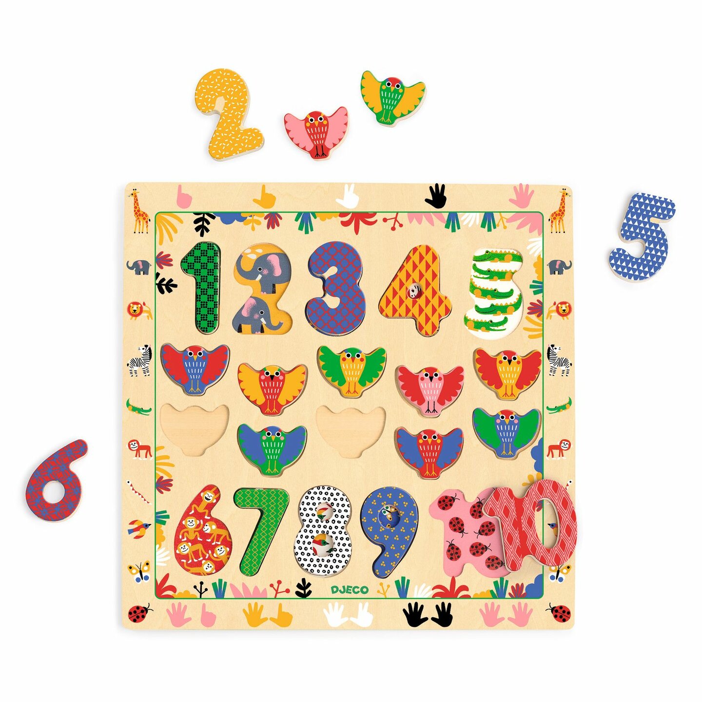 Djeco Puzzel Cijfers 1-10 | Speel je Wijs