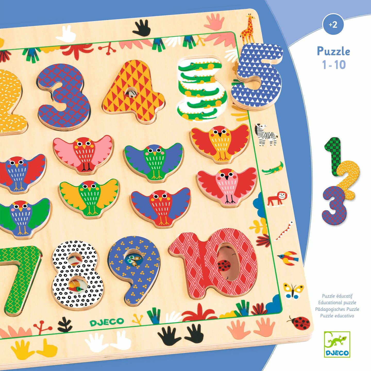 Djeco Puzzel Cijfers 1-10 | Speel je Wijs