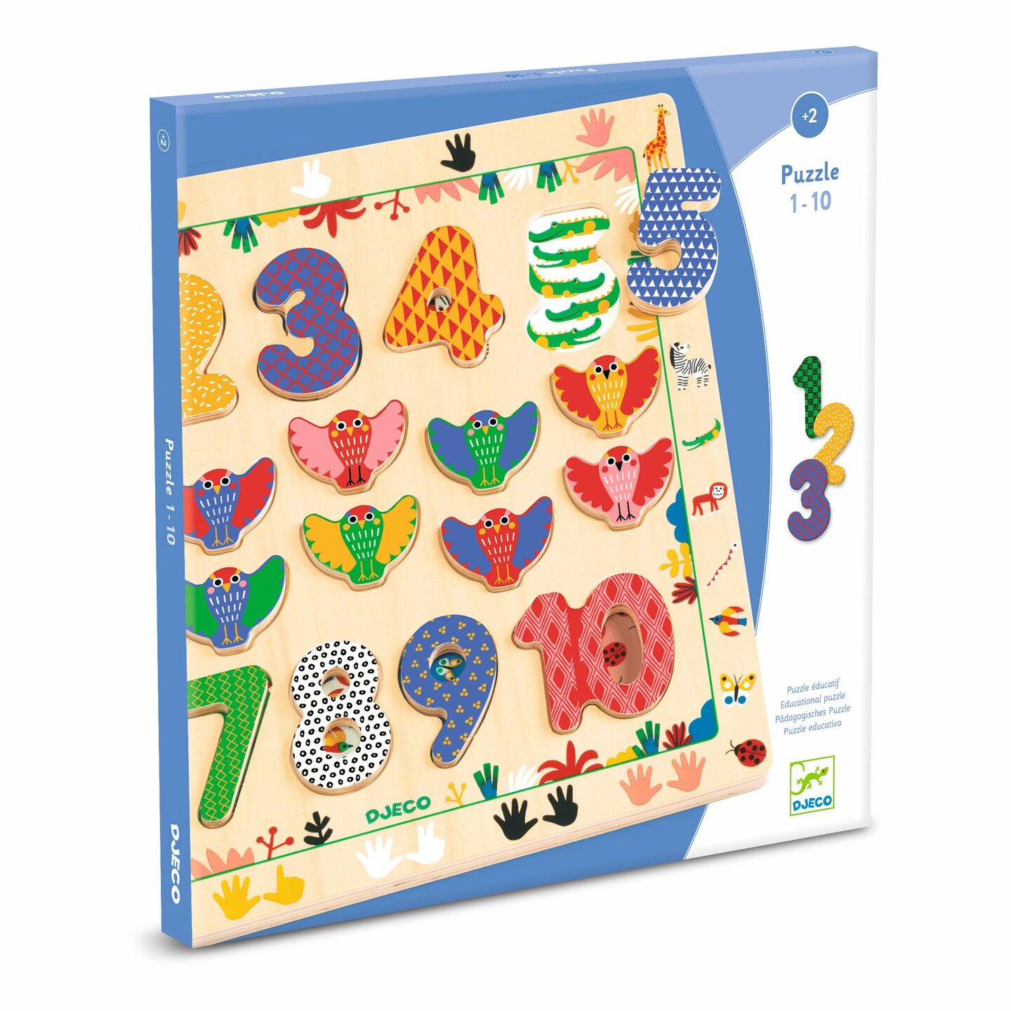 Djeco Puzzel Cijfers 1-10 | Speel je Wijs