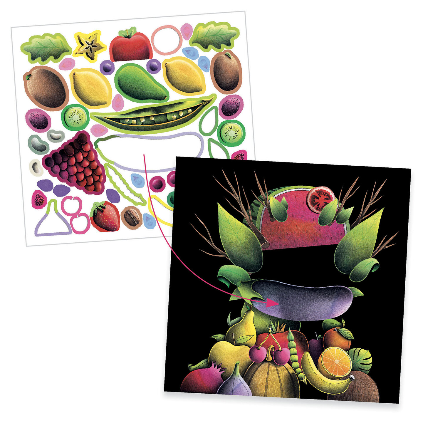 Djeco Inspired By Giuseppe Arcimboldo - Spring Vegetables 5+ | Speel je Wijs