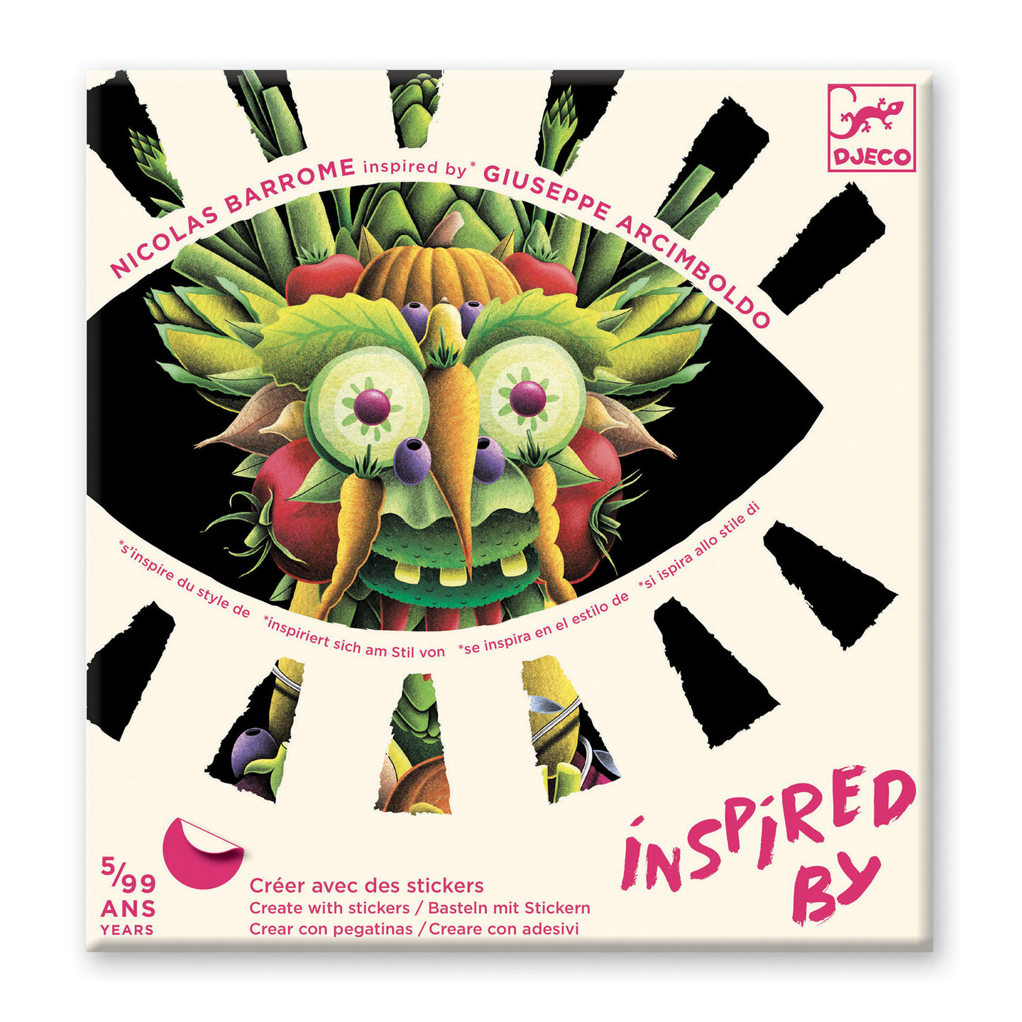 Djeco Inspired By Giuseppe Arcimboldo - Spring Vegetables 5+ | Speel je Wijs