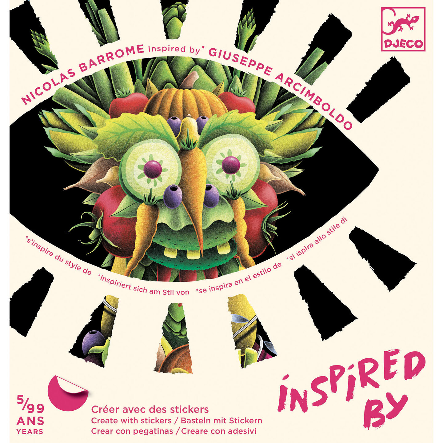 Djeco Inspired By Giuseppe Arcimboldo - Spring Vegetables 5+ | Speel je Wijs