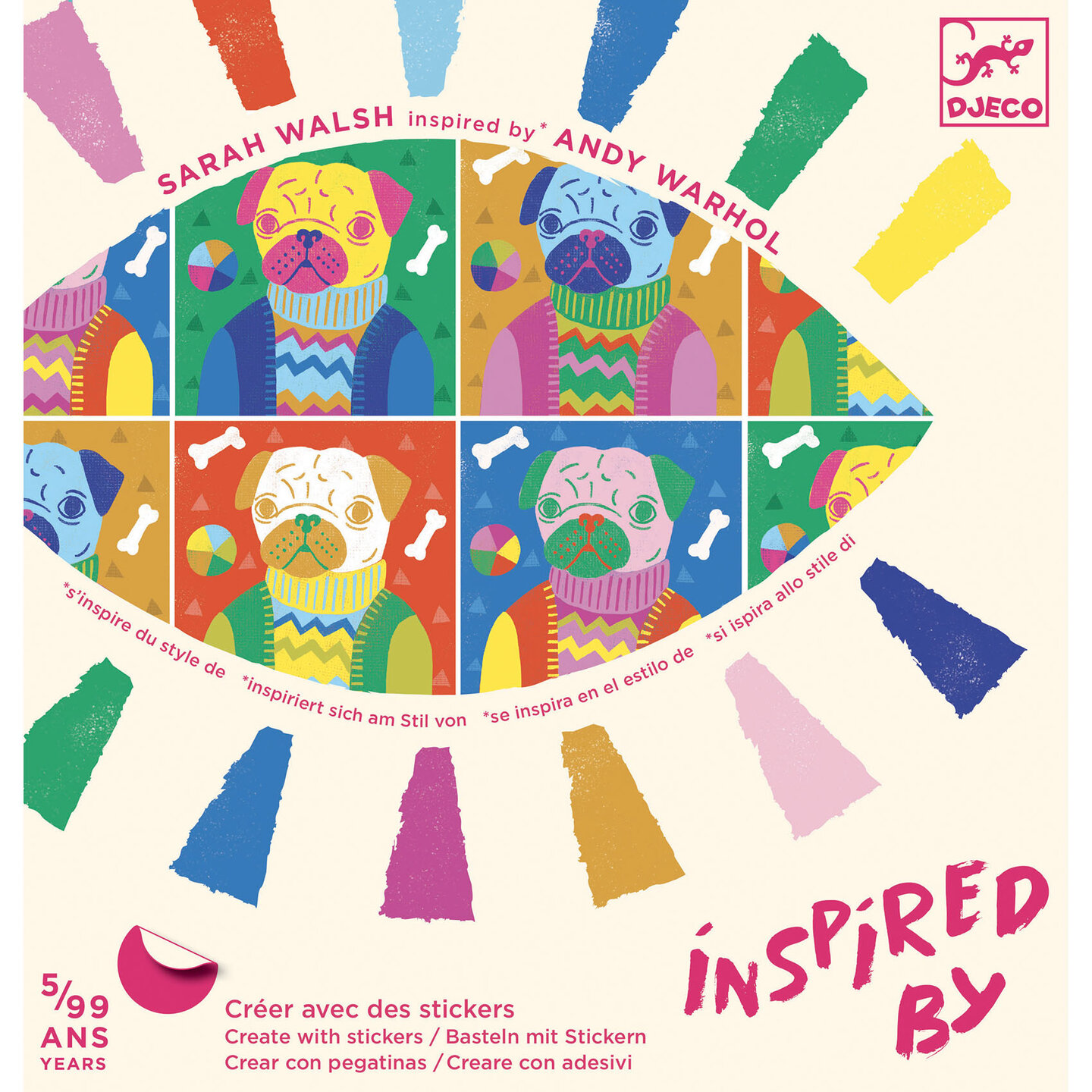 Djeco Inspired By Andy Warhol - Totally Pop 5+ | Speel je Wijs