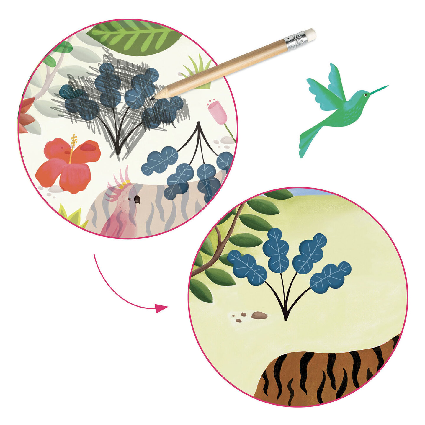 Djeco Inspired By Douanier Rousseau - A moment in Time 5+ | Speel je Wijs