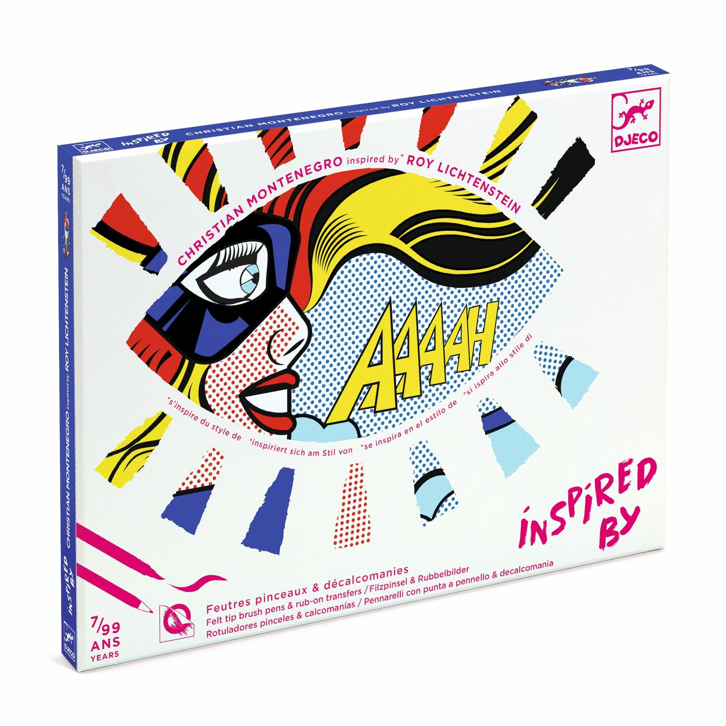Djeco Inspired By Roy Lichtenstein - Superheroes 7+ | Speel je Wijs