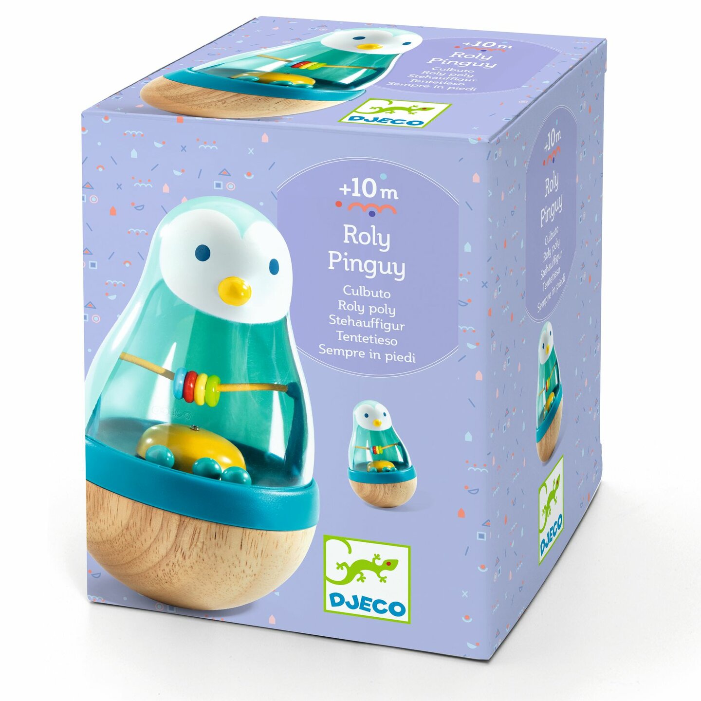 Djeco Rammelaar - Roly Poly - Pingui 3mnd+ | Speel je Wijs