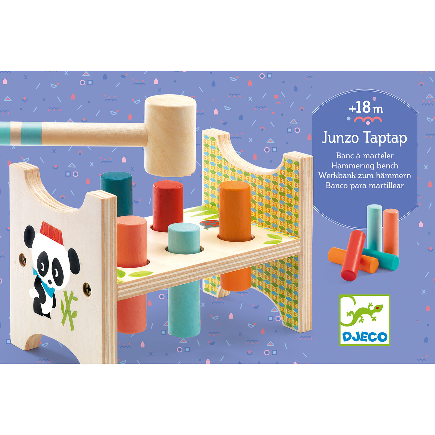 Djeco Hamerbank - Junzo Taptap 18mnd+ | Speel je Wijs