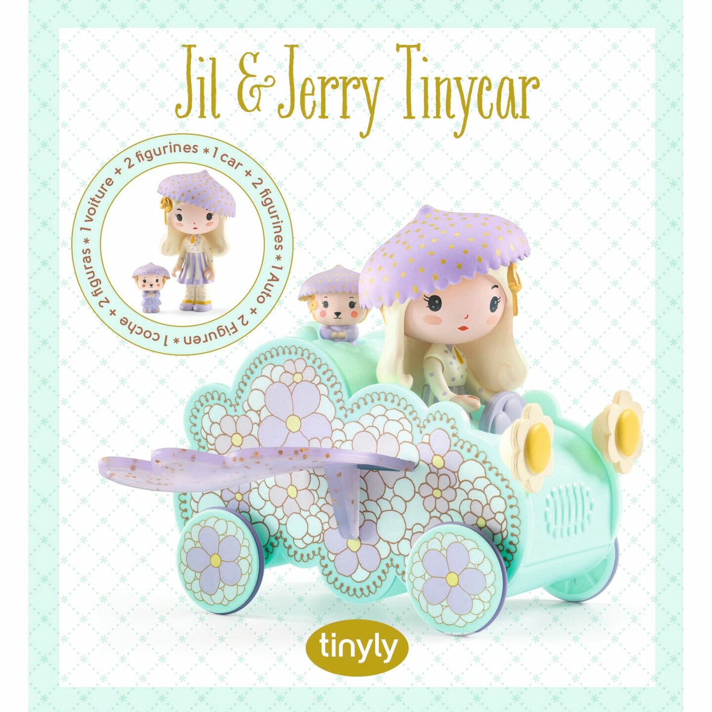 Djeco Tinyly - Jill &amp; Jerry Tinycar  | Speel je Wijs