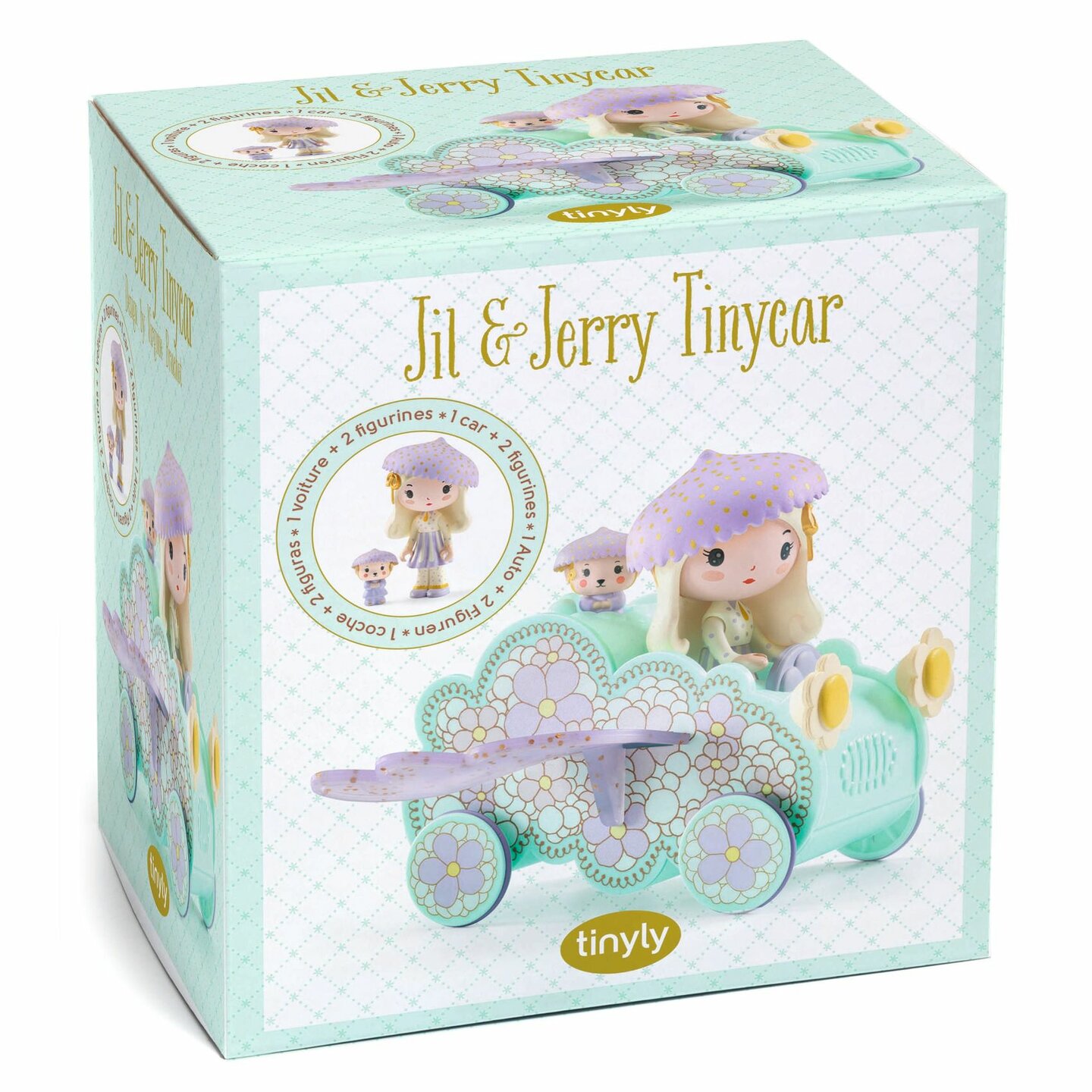Djeco Tinyly - Jill & Jerry Tinycar | Speel je Wijs