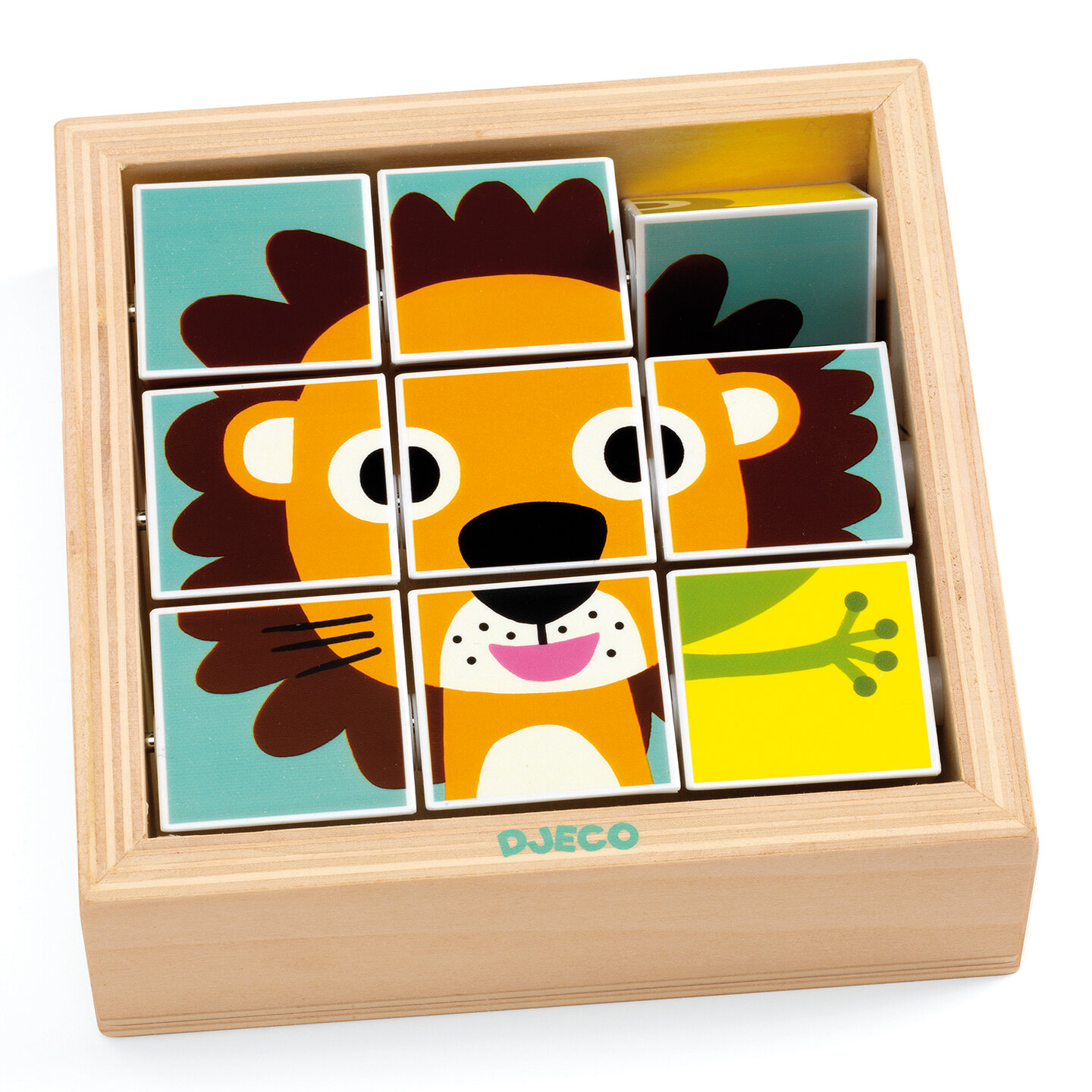 Djeco Houten Blokpuzzel Tournanimo | Speel je Wijs