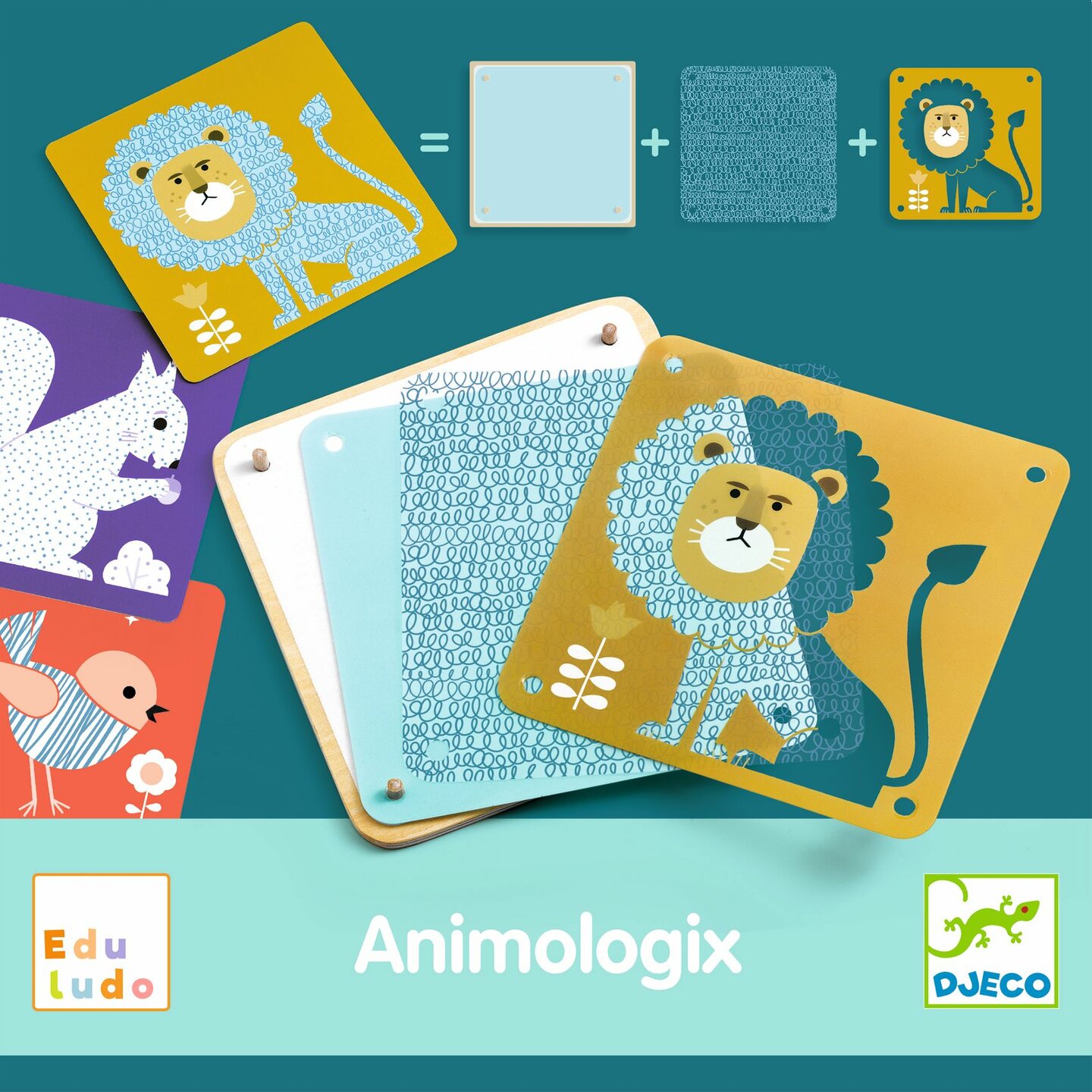 Djeco Eduludo Educatief spel - Animologix 3-6 jaar