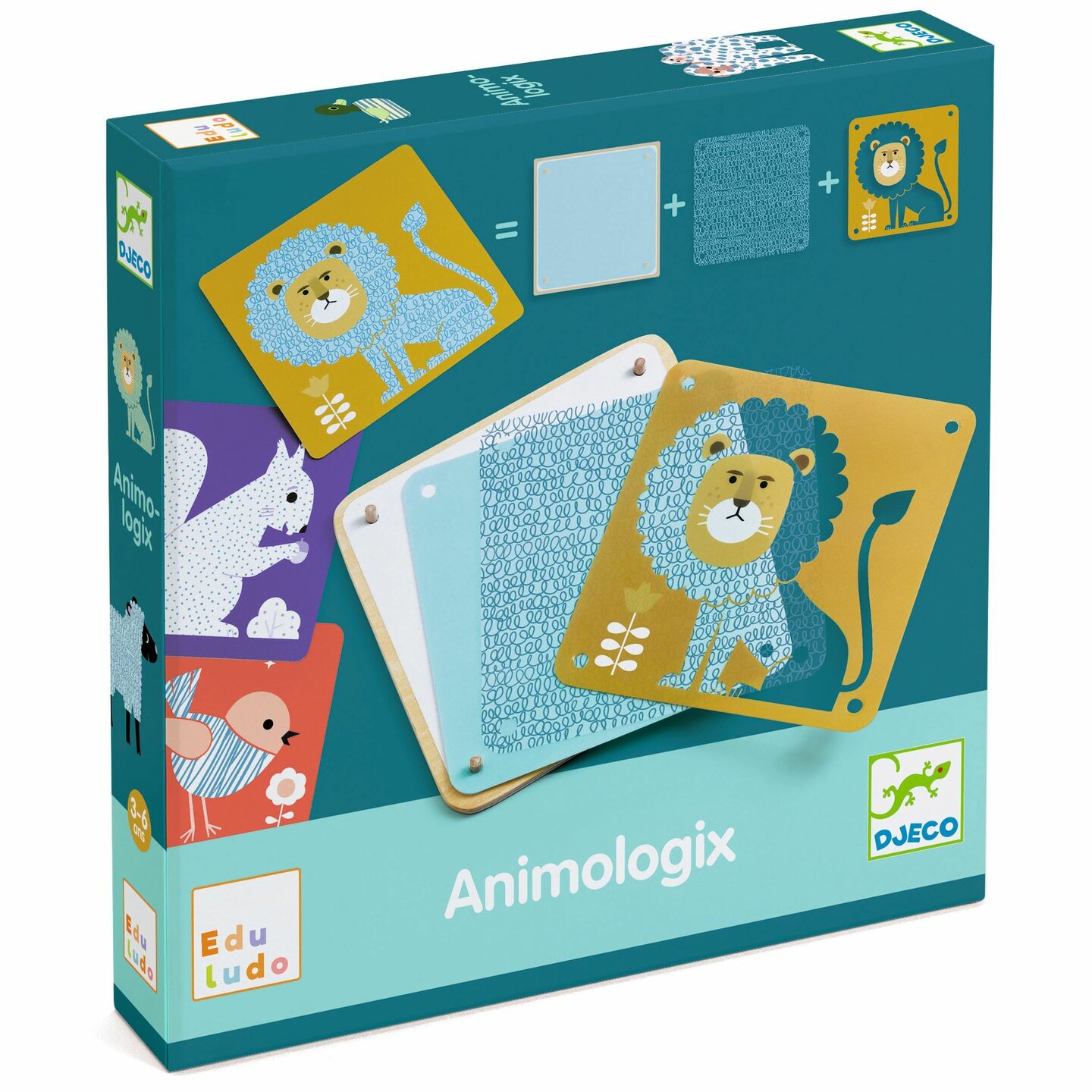 Djeco Eduludo Educatief spel - Animologix 3-6 jaar