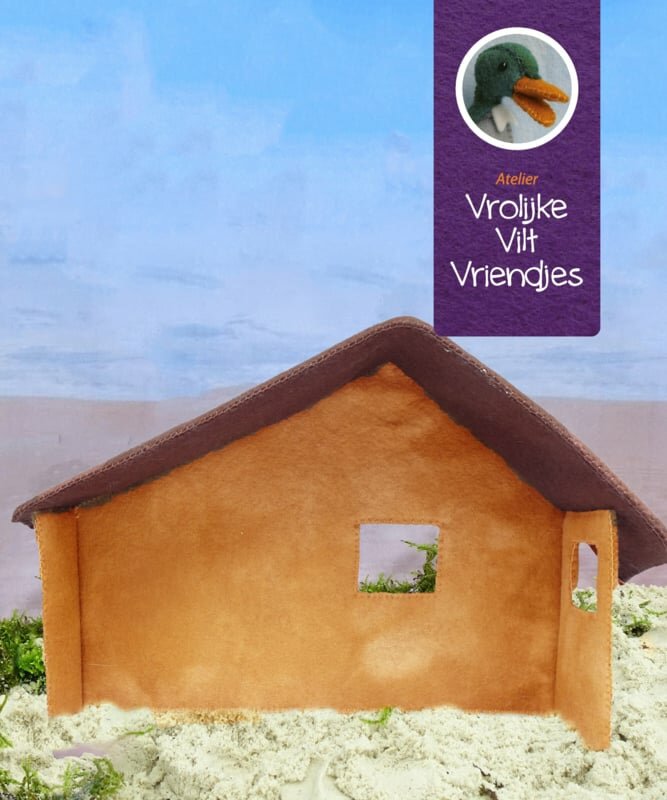 Atelier Vrolijke Viltvriendjes - De Kerststal | Speel je Wijs