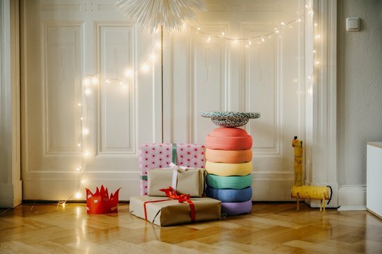 Stapelstein® Original Kerstspecial 2025 - Rainbow set - Classic Blush| Speel je Wijs