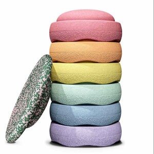 Stapelstein® Original Kerstspecial 2025 - Rainbow set - Pastel Blush| Speel je Wijs