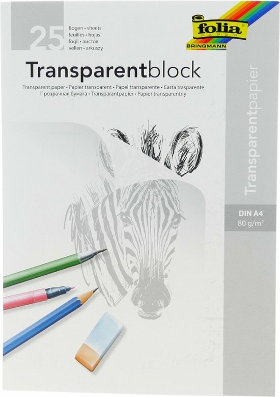 Folia Overtrekpapier A4 - 25 Vel | Speel je Wijs