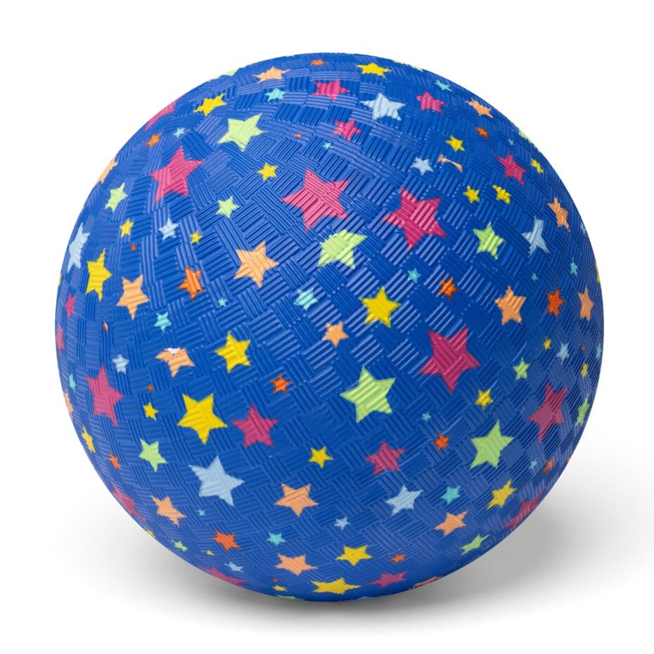 Little L – Rubber bal Sterren – 18 cm | Speel je Wijs
