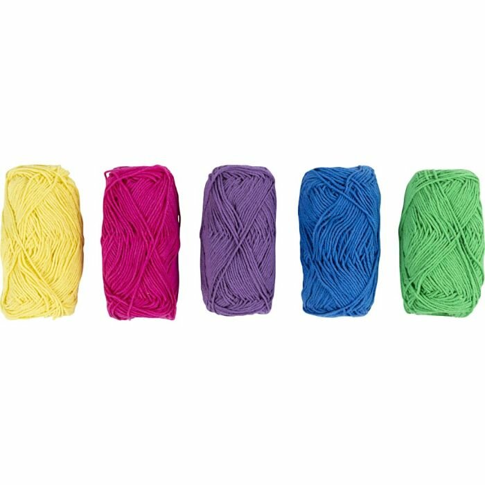 CC Hobby Katoengaren - Kleurrijk 5x20 gram | Speel je Wijs