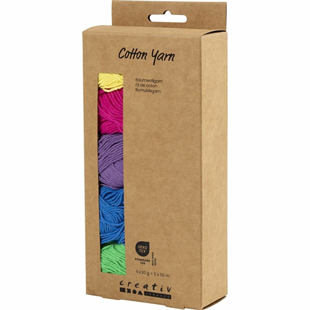 CC Hobby Katoengaren - Kleurrijk 5x20 gram | Speel je Wijs