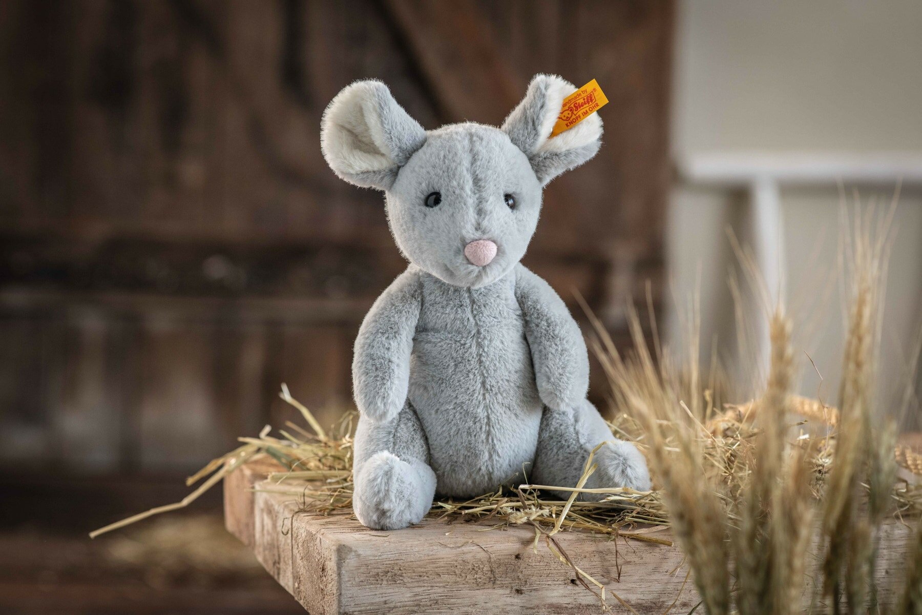 Steiff Knuffel Muis - Cheesy Mouse | Speel je Wijs