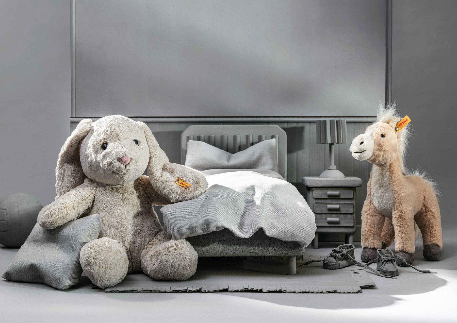 Steiff Knuffel Konijn - Hoppie Rabbit 28cm | Speel je Wijs