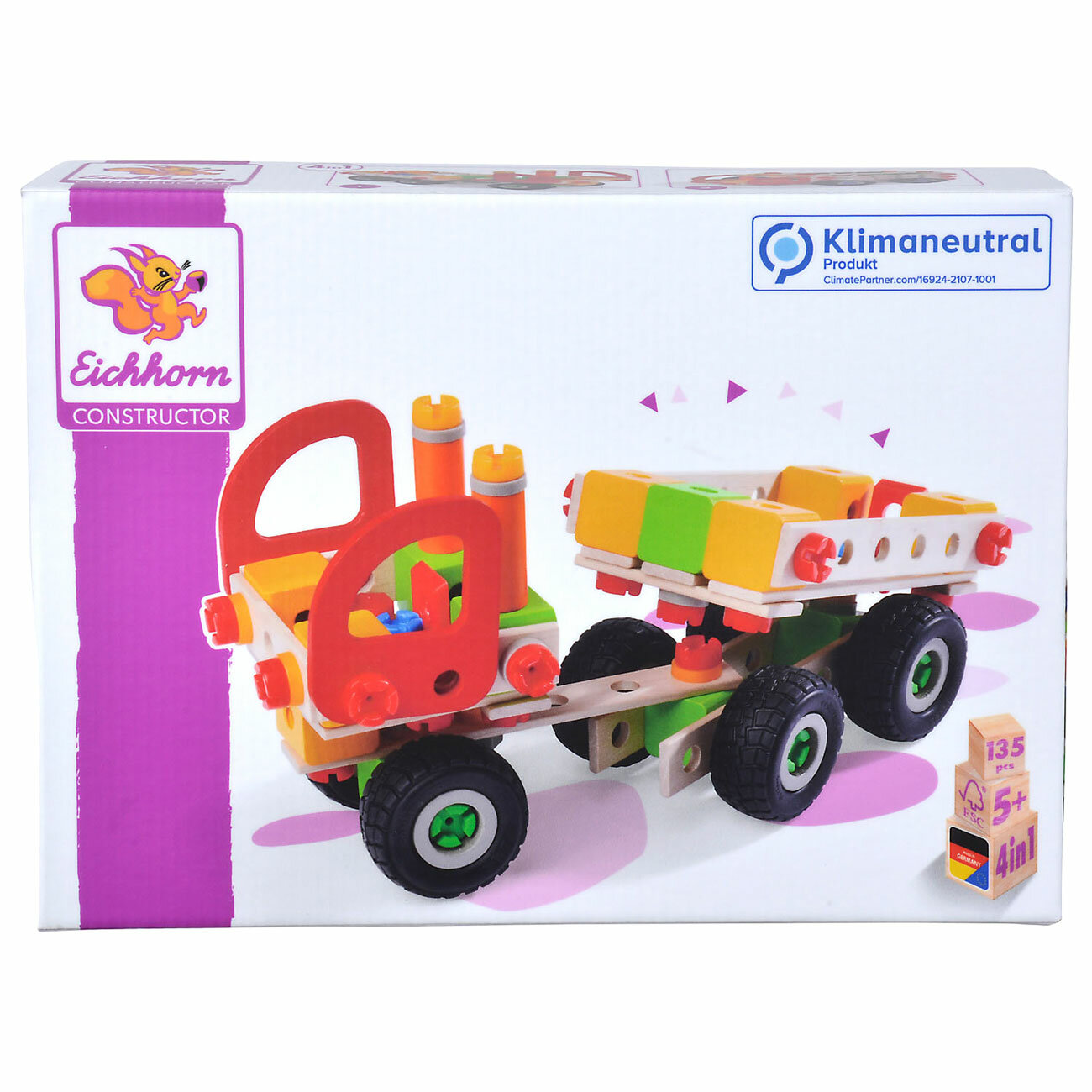 Eichhorn Constructor Vrachtwagen, 135dlg. | Speel je Wijs