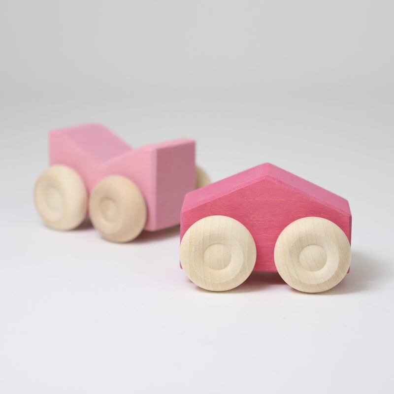 Grimm's Stacking Cars - Pink | Speel je Wijs