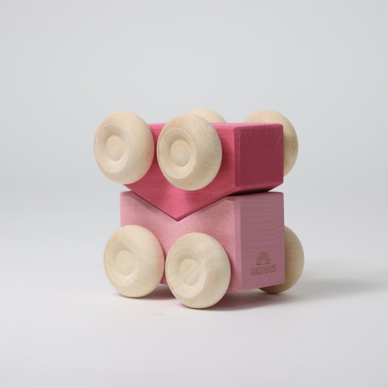 Grimm's Stacking Cars - Pink | Speel je Wijs