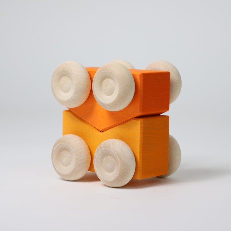 Grimm's Stacking Cars - Orange | Speel je Wijs