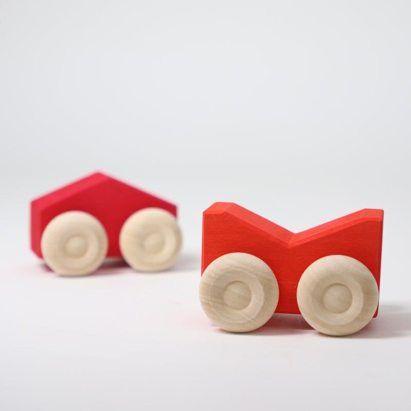 Grimm's Stacking Cars - Red | Speel je Wijs